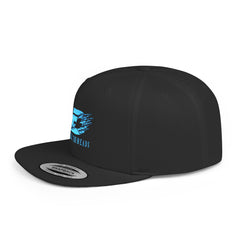 Flat Bill Snapback - Thrill Threads Retro Racing Logo Cap